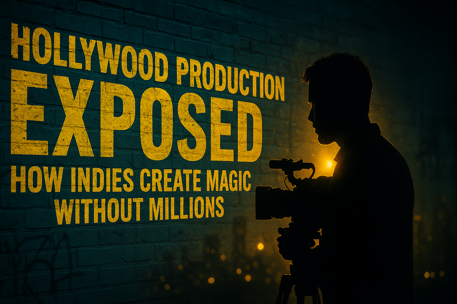 Hollywood Production EXPOSED: Inside the Real Filmmaking Process & How Indies Survive Without Millions